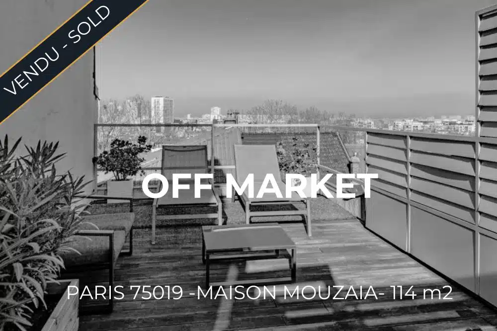 Maison avec rooftop à la Mouzaïa Paris 19e